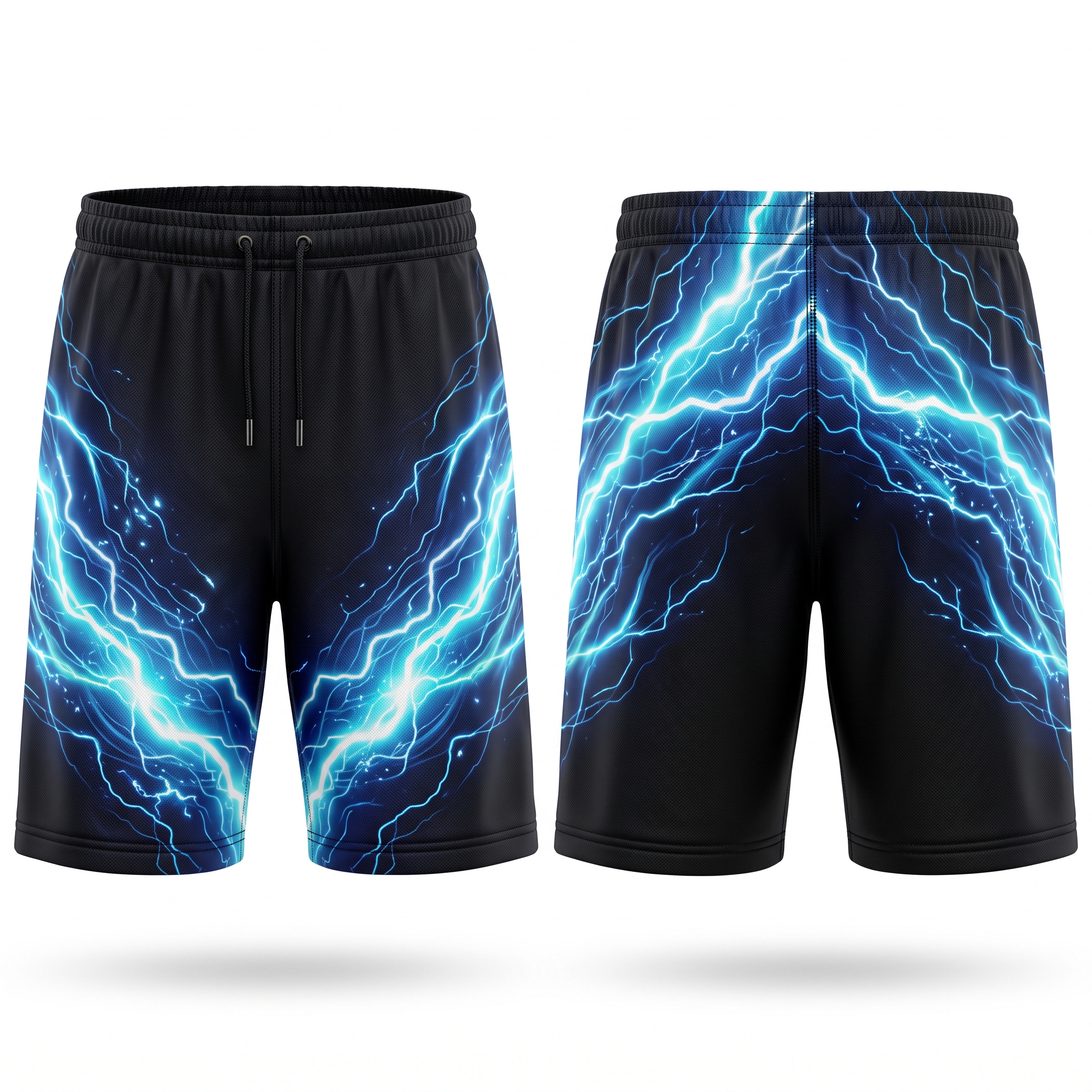 Electric Lightning Soccer Kit | Premium Unisex Sublimation Football Jersey & Shorts Set - Image 2