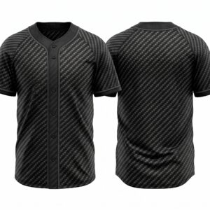 Carbon Fiber Pro Baseball Jersey Front and Back View
