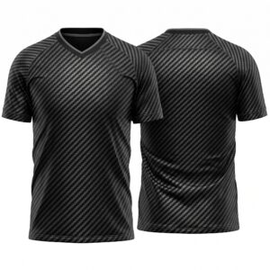 Carbon Fiber Pro Soccer Jersey Front and Back View