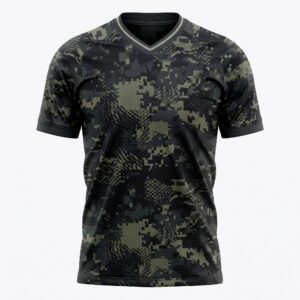 Digital Camo Elite Soccer Jersey Front View