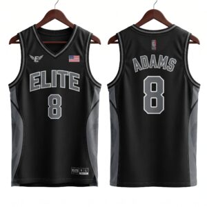 Elite Panel Basketball Uniform Set Shorts Front and Back View