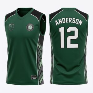 Emerald Elite Custom Volleyball Jersey Front and Back Premium Sublimation Team Uniform