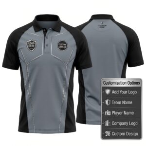 Titanium Edge Apex Custom Polo Shirt Front and Back Premium Custom Sublimation Team Uniform