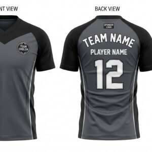 Stealth Elite Custom Volleyball Jersey Set front and back premium sublimation volleyball uniform